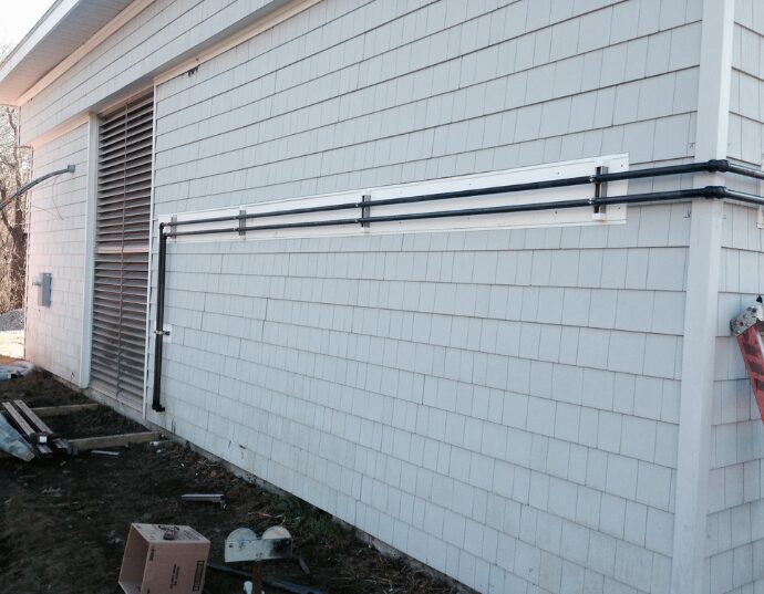 Exterior plumbing system